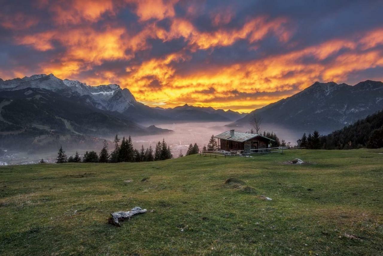 Zur Schoenen Aussicht Hotel Garni Garmisch-Partenkirchen Ngoại thất bức ảnh